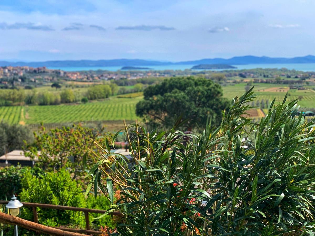 Agriturismo Annibale Tuoro sul Trasimeno Bagian luar foto